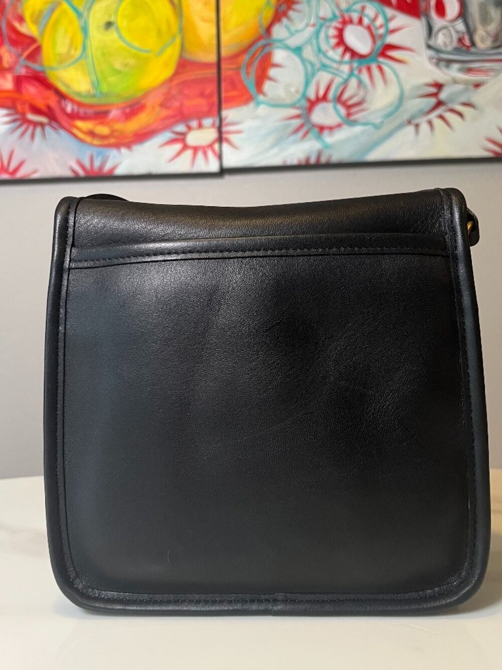 Coach Legacy Companion Flap Crossbody Vintage Bag Black 9076 NWOT - Picture 6 of 15